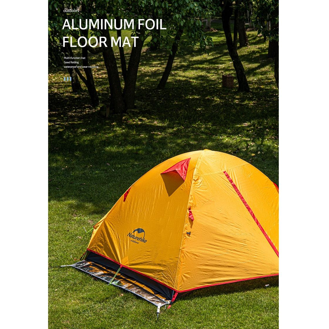 Naturehike 20-FCD Manta para Picnic Aluminizada S 125X200cm