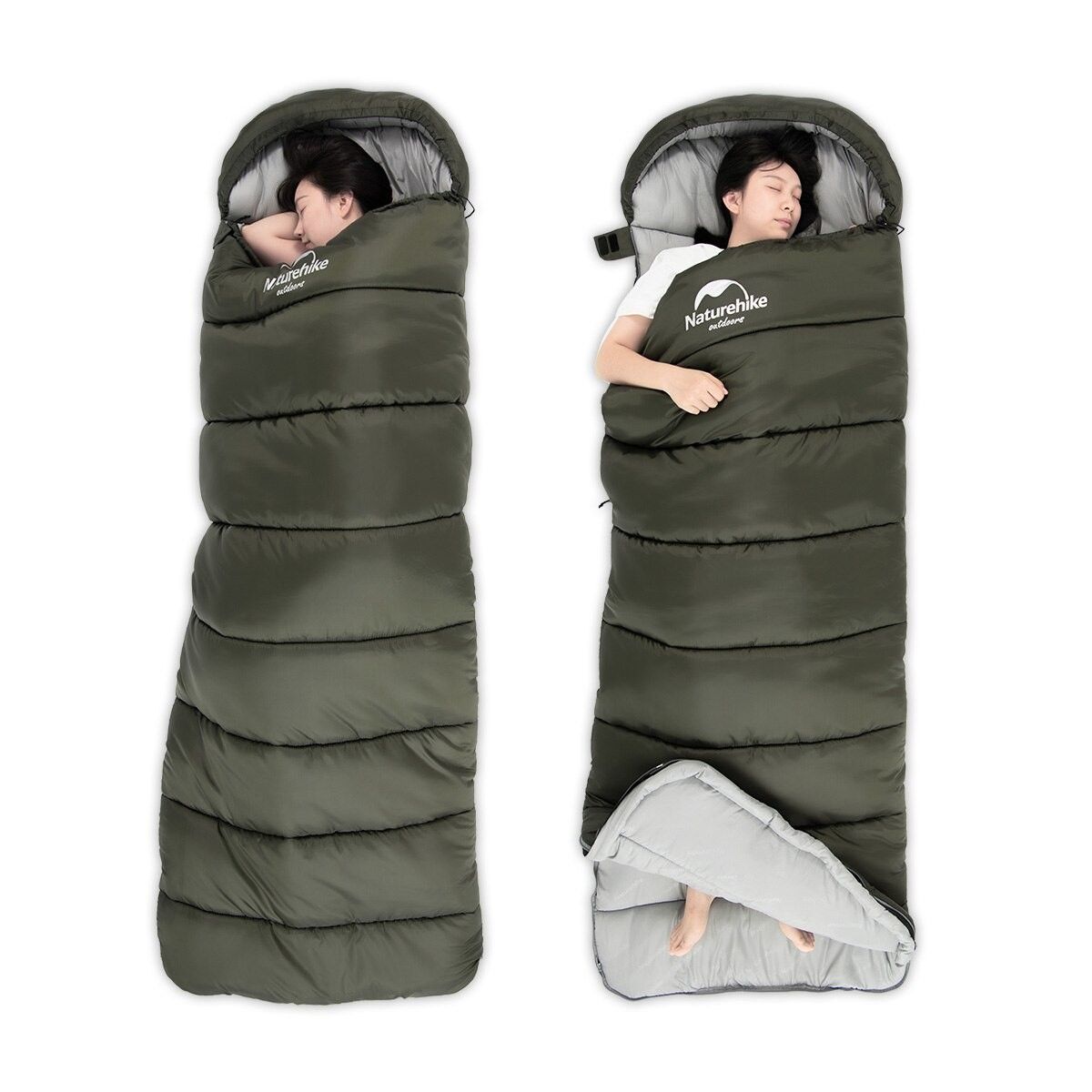 Naturehike Bolsa de Dormir con Capucha U350 (Límite -2°)
