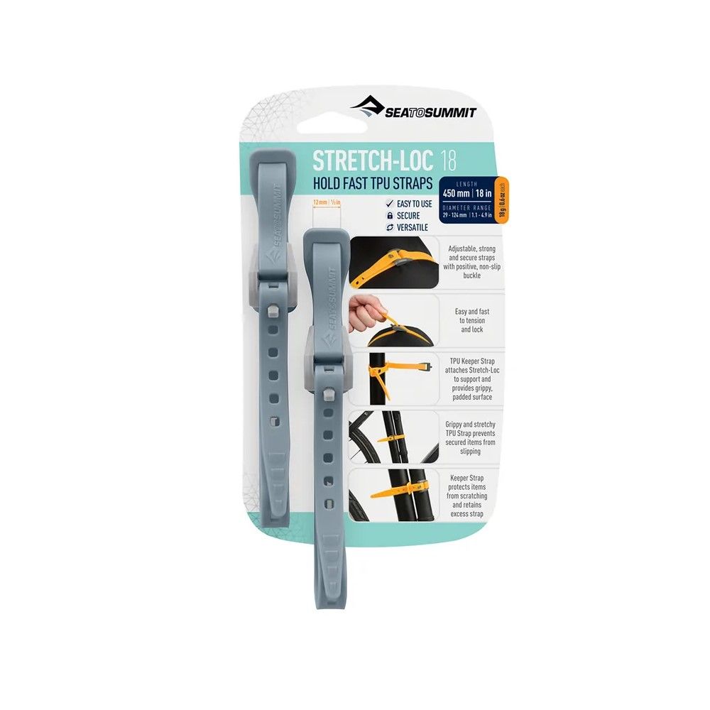 Sea to Summit Stretch-Loc TPU Straps (2 Pack) Correas 12x450mm