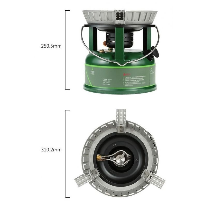 BRS Anafe Portátil Multicombustible de 3,5lts BRS-7