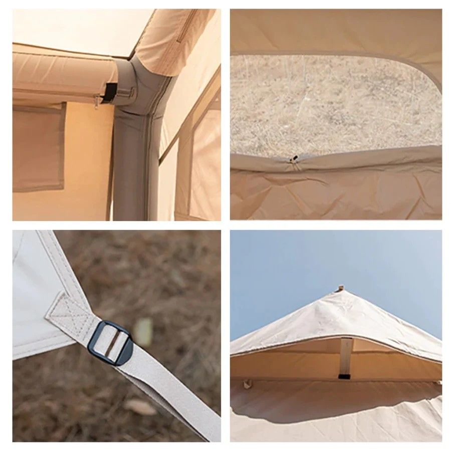 Naturehike Air 12.0 Cotton Inflable Glamping 4 Personas