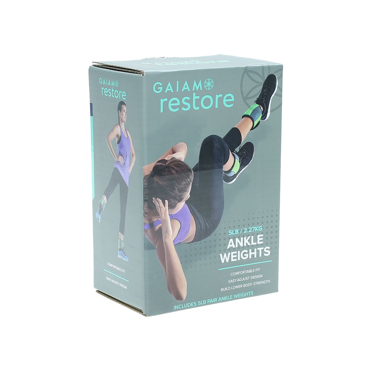 Gaiam Par de Tobilleras c/peso 1.13 Kg c/u