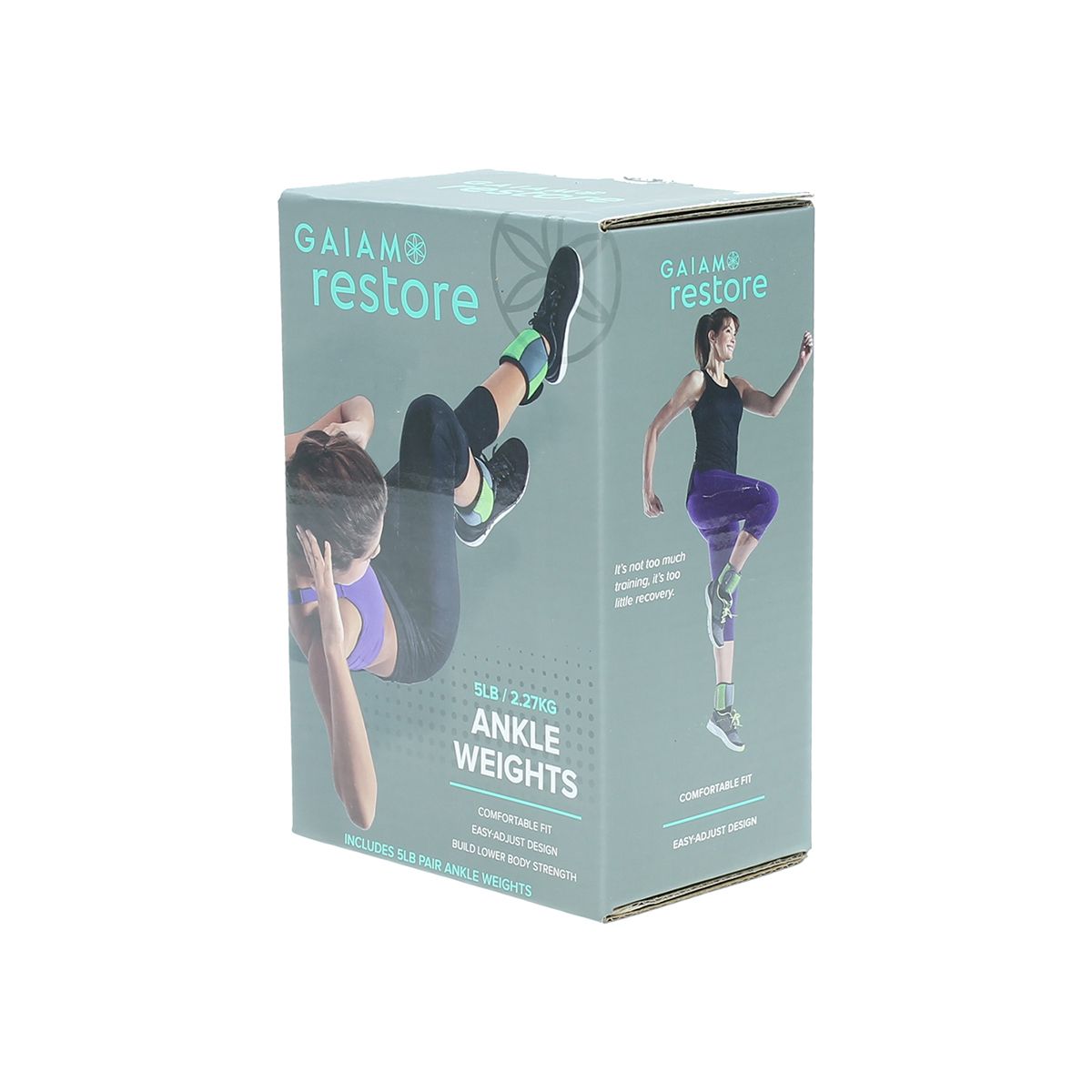 Gaiam Par de Tobilleras c/peso 1.13 Kg c/u
