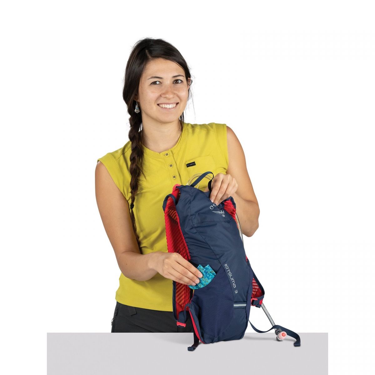 Osprey Kitsuma 3 + bolsa de hidratación de 2.5lts