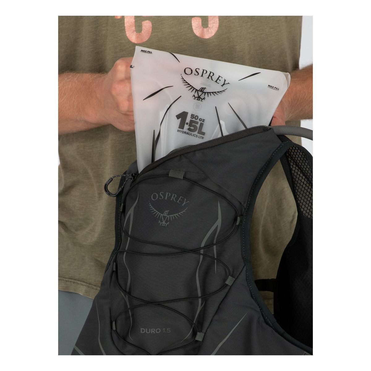 Osprey Duro 1.5 con Bolsa de Hidratación de 1.5 L