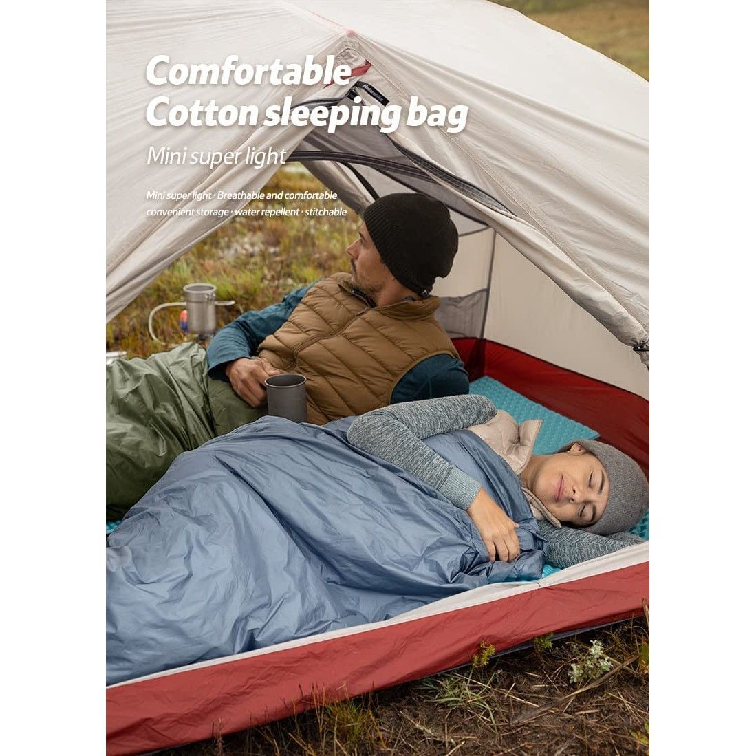 Naturehike Bolsa de Dormir XL LW180 (Límite 8°) NEW