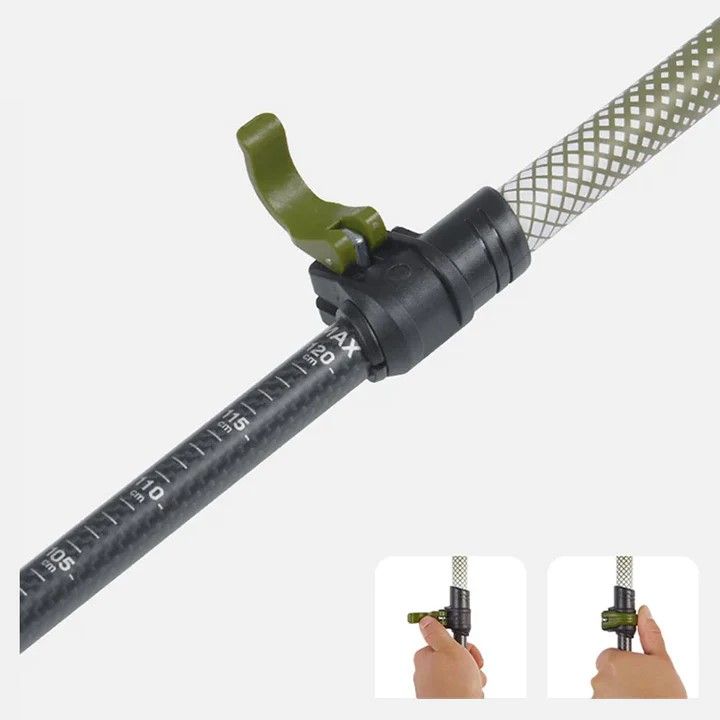 Naturehike Bastones de Trekking de Fibra de Carbono 135cm