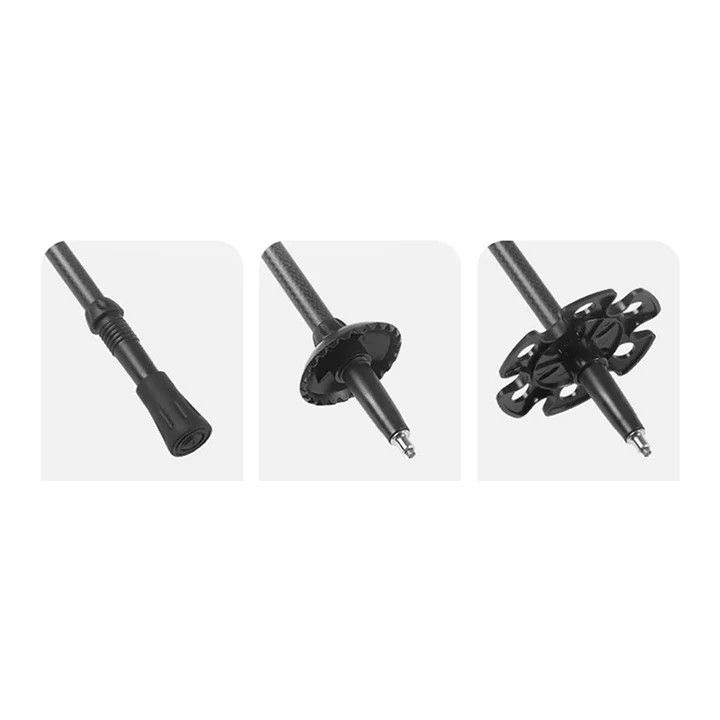 Naturehike Bastones de Trekking de Fibra de Carbono 135cm