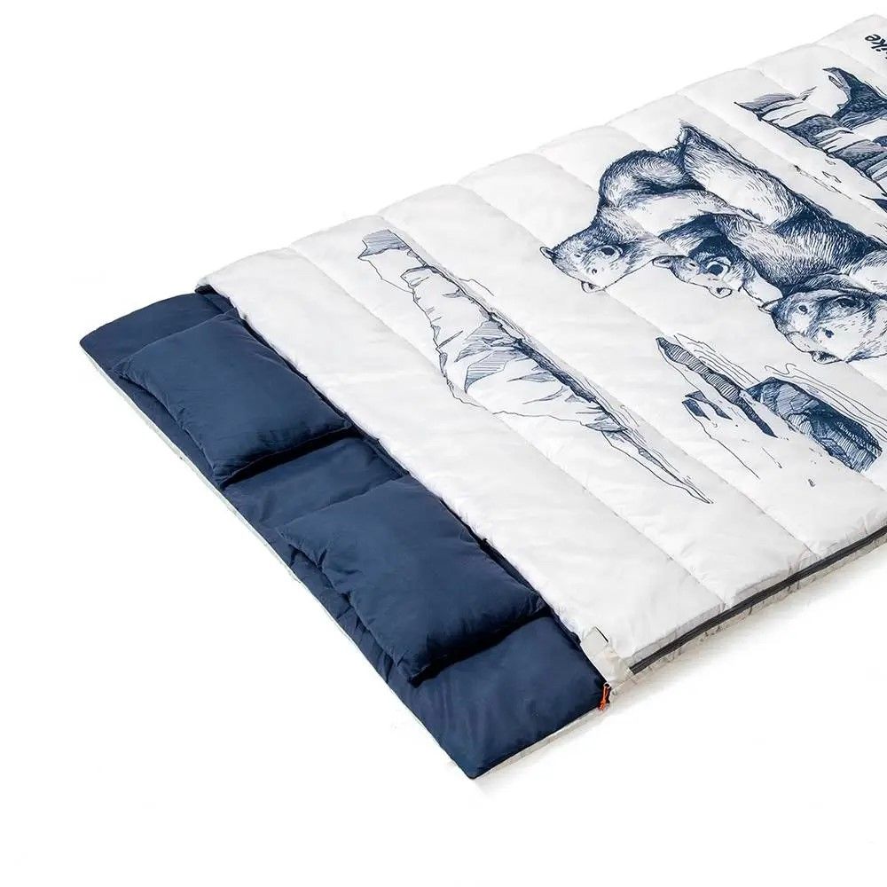 Naturehike Bolsa de Dormir Doble con Almohadas (Límite 10°)