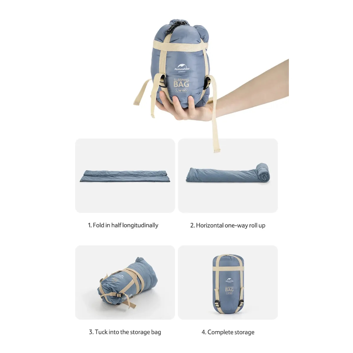 Naturehike Bolsa de Dormir LD350 (Límite °-4)