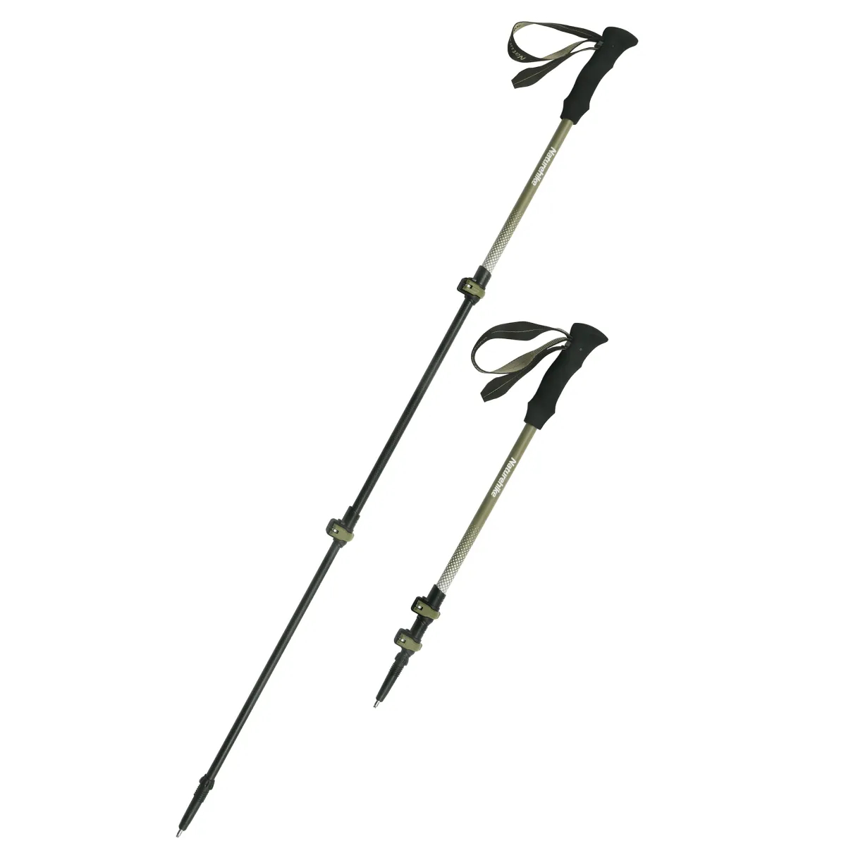Naturehike Bastones de Trekking de Fibra de Carbono 120cm