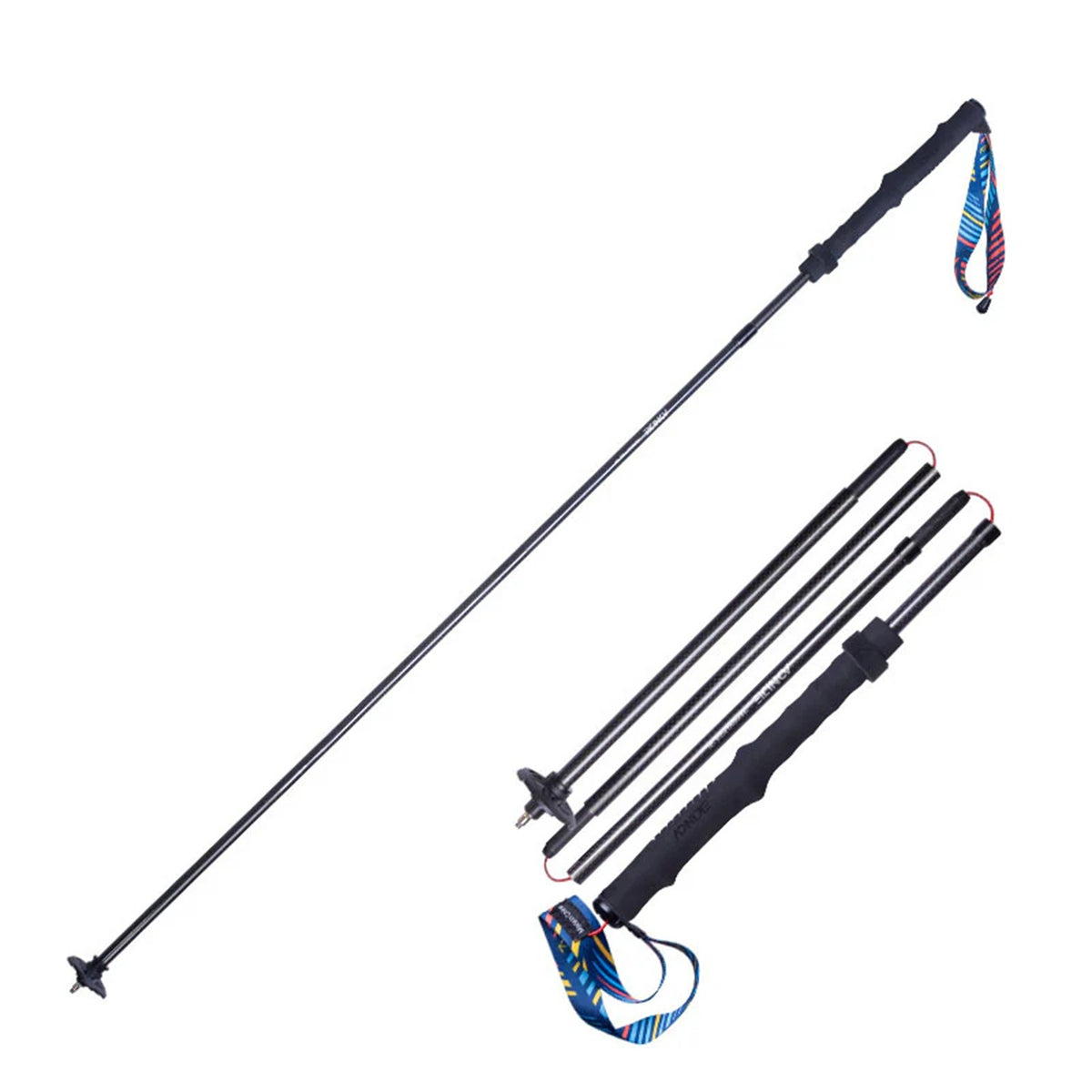 Aonijie Bastones De Trail Running Carbono 4 Secciones E4204-D